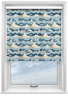 Serene Summit, Frost - Twist&Fit Roller Blind